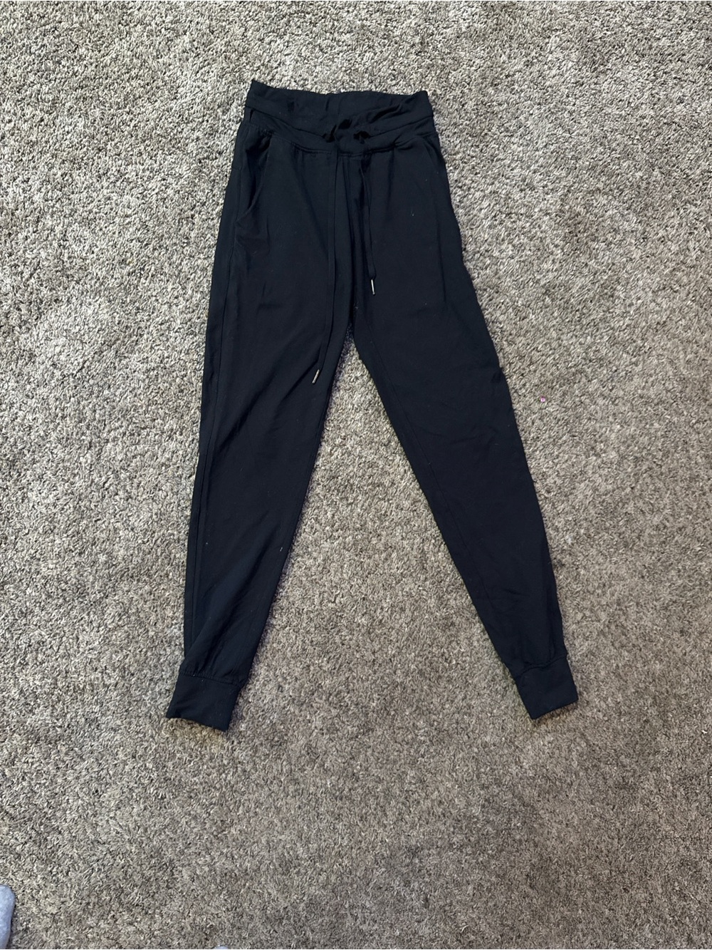 ZYIA Black Women's Jogger Pants with Drawstring